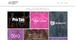 Desktop Screenshot of performancebrands.com